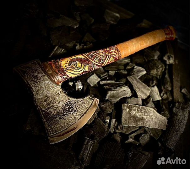 Топор ручной работы кованый