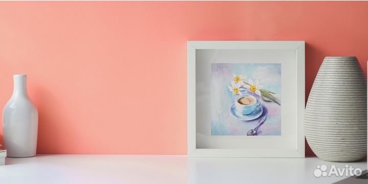 Картина маслом натюрморт 20*20 см