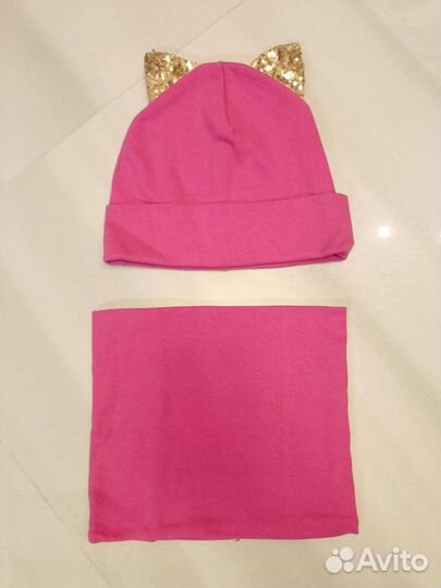 Шапки на девочку 52-54