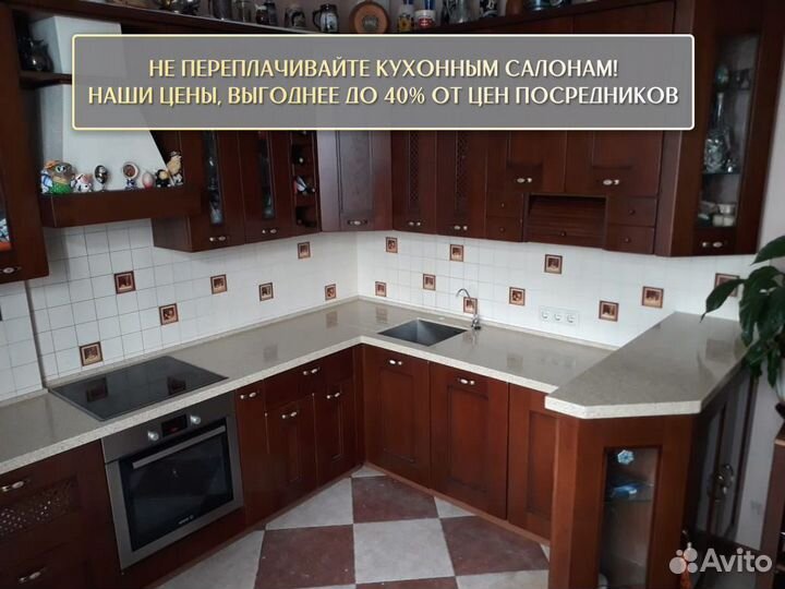 Столешница на кухню из камня гранита 3 метра