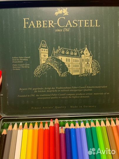 Акварельные карандаши faber castell durer