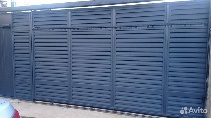 Забор под ключ. Штакетник, Жалюзи