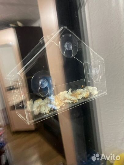 Кормушка для птиц на присосках