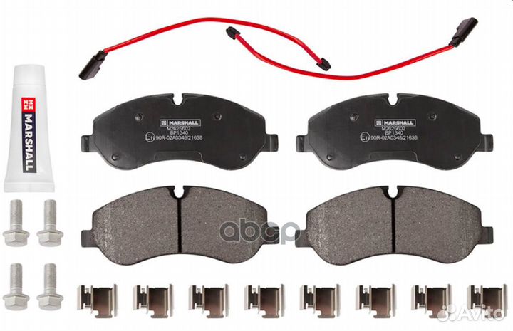 Колодки тормозные ford transit 14/custom 12- п