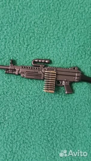 Брелок в виде пулемета, 11см