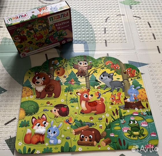 Трехслойный пазл 