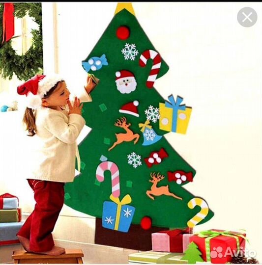 Фетровая ёлочка