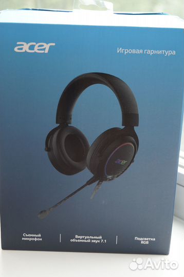 Игровые наушники Acer AHW120 (ZL.hdscc.01C)