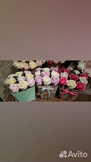 Букет из мыла