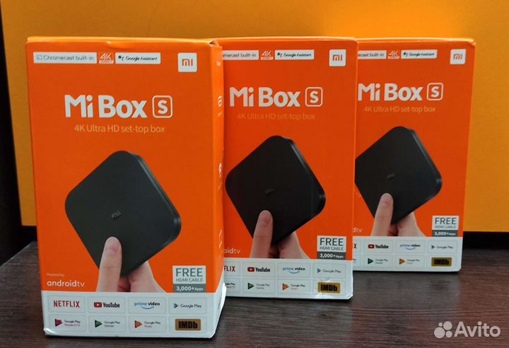 Тв-приставка Xiaomi Mi Box S новые