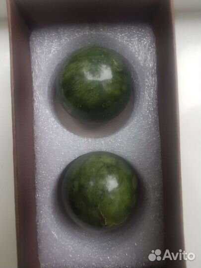 Шары здоровья Баодинг из нефрита 4см