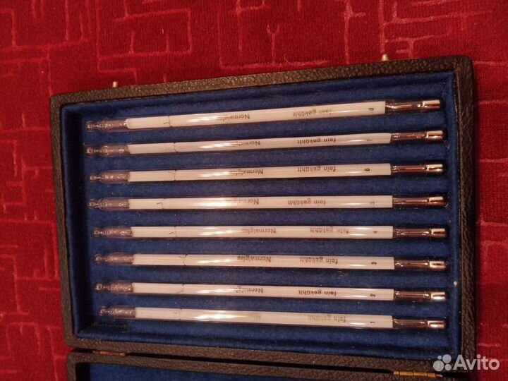 Набор старинных термометров.Германия