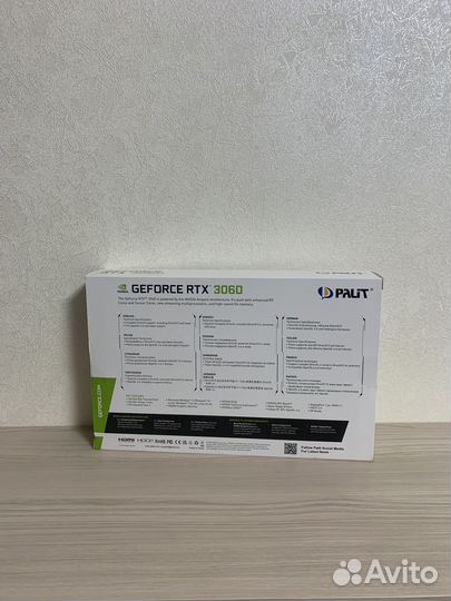 Видеокарта Palit nvidia GeForce RTX 3060 OC 12гб