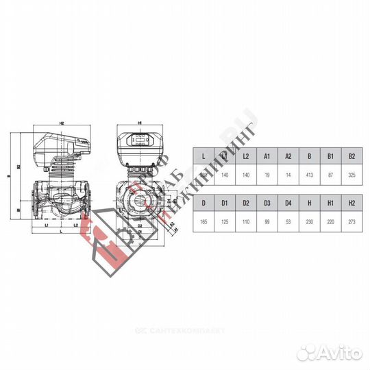 Насос для гвс evoplus B 180/280.50 SAN M