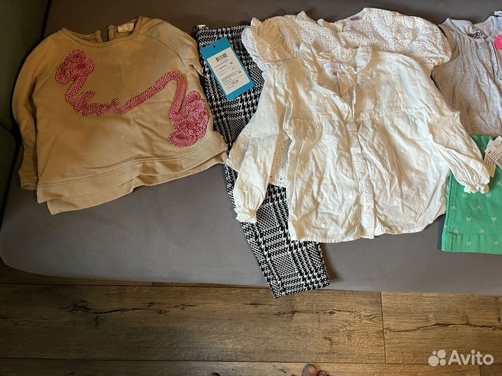 Пакет брендовых вещей на девочку 98