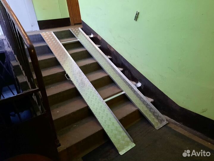 Пандус алюминиевый откидной
