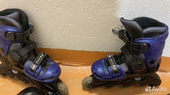 Роликовые коньки раздвижные Ultra Wheels р.31-35