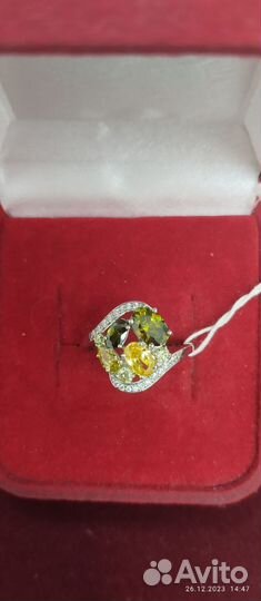 Кольцо серебряное 925 2,77г (арт 100672) сп29