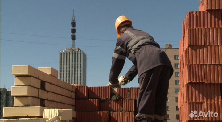 Каменщик еженедельная оплата 8 часов смена