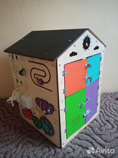 Бизиборд домик большой