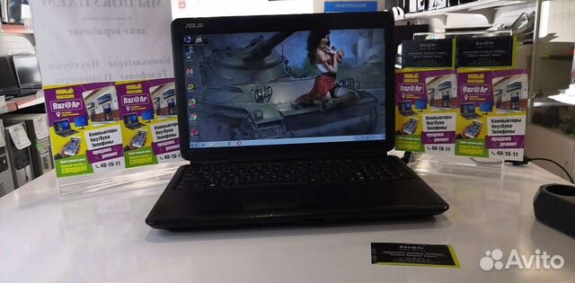 Ноутбук Asus K50C Celeron/ 1Gb/ HDD 250Gb