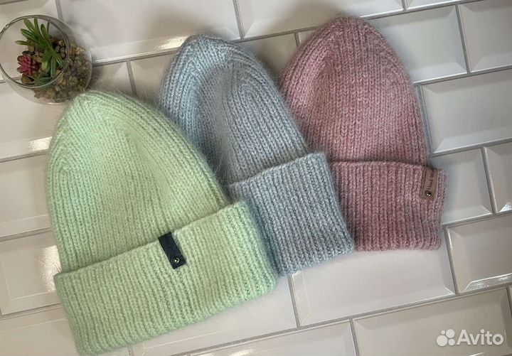 Шапка из пуха норки