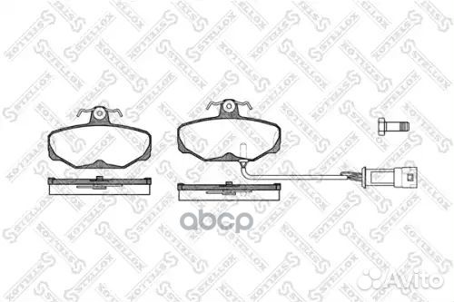 216 002-SX 205 02FDB408 колодки дисковые з Ford