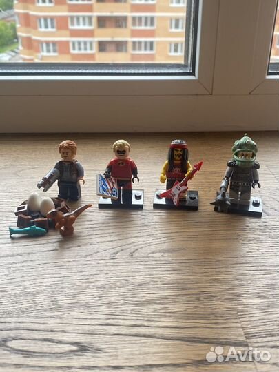 Lego минифигурки разных серий лего