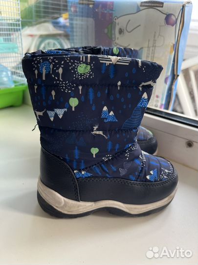 Сапоги зимние на мальчика 24 размер