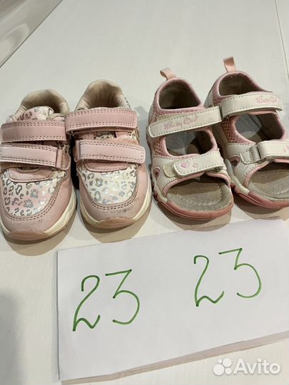 Сандалии и кроссовки для девочки