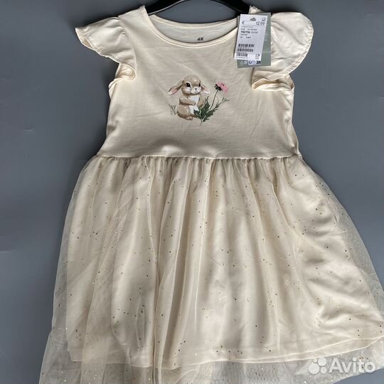 Платье хлопок h&m 110/116 122/128