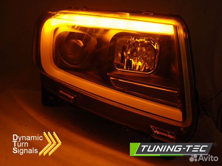 Jeep grand cherokee 11-13 Фары tube light черные