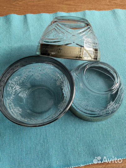 Ваза хрустальная 3 шт