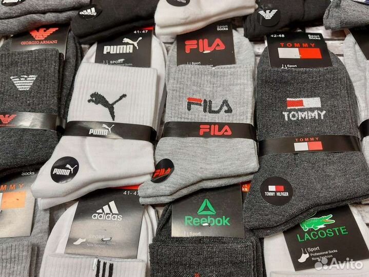 Носки Nike Adidas Puma Reebok