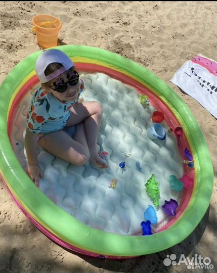 Детский надувной бассейн бу