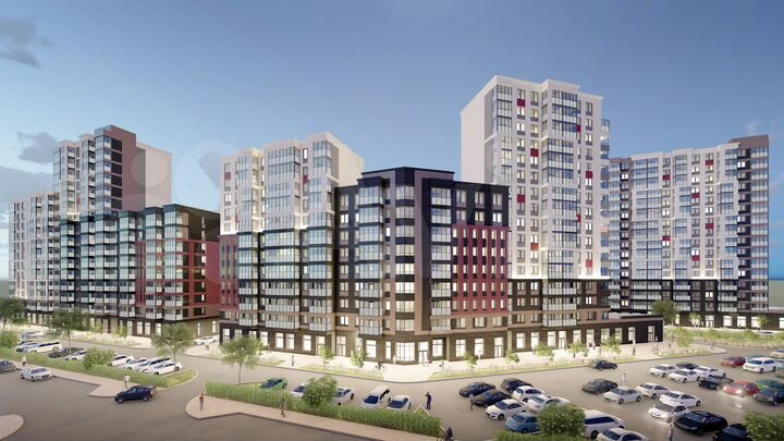 3-к. квартира, 71,8 м², 4/12 эт.