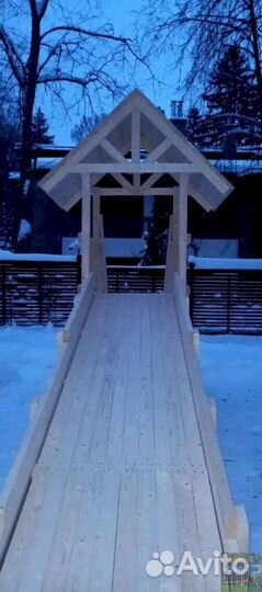 Горка всесезонная с игровой зоной