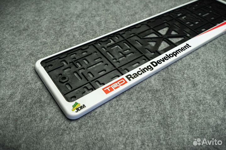 Рамка номера пластиковая с защелкой Eat Sleep TRD