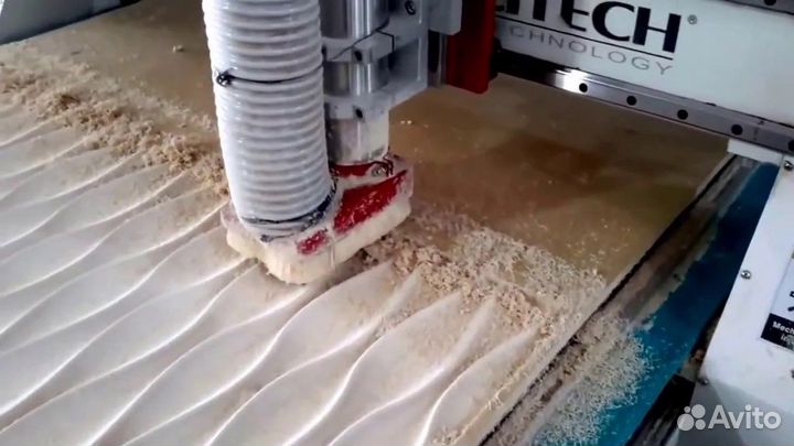 Фрезеровка на чпу ламинированного мдф кроностар