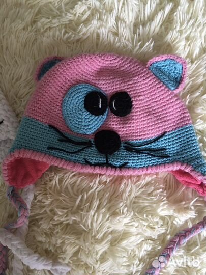 Шапки для девочек 2-3 года