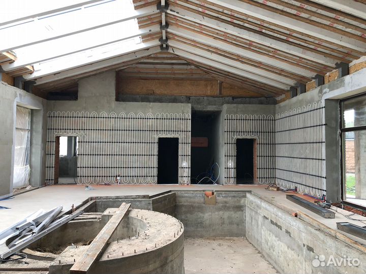 Теплый пол, отопление в дом, монтаж котельной