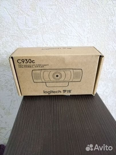 Веб камера logitech c930c черный/серебристый hd