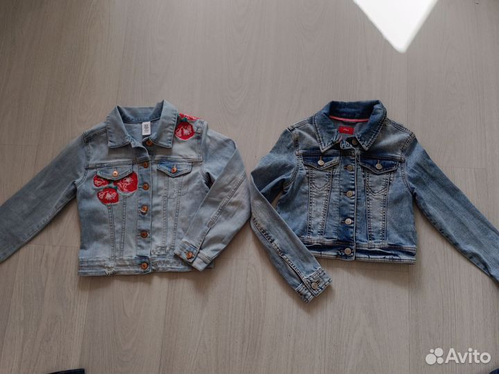 Куртки жакеты джинсовые для девочки
