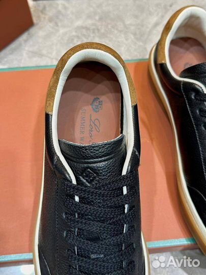 Кеды мужские Loro Piana Tennis Walk цвет чёрный