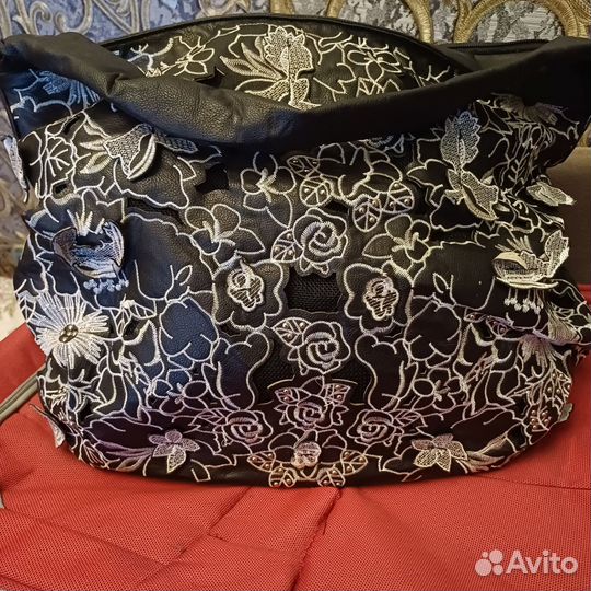 Сумка женская черная большая