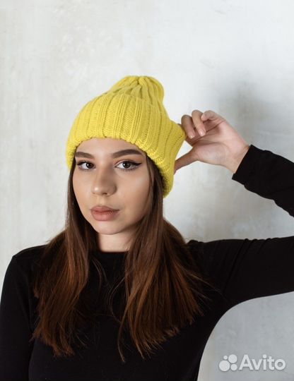 Шапка бини женская