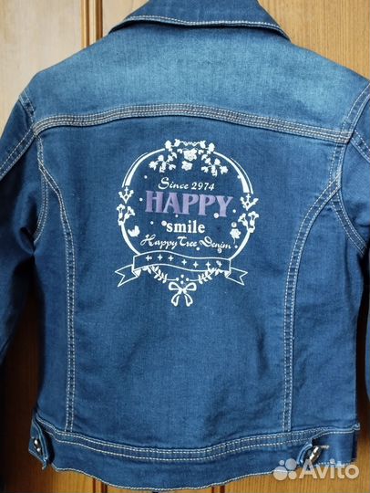 Джинсовая одежда на девочку 122-134