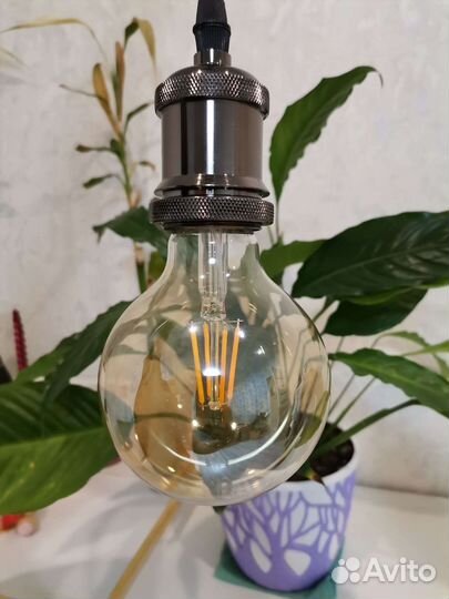 Лампа в стиле лофт