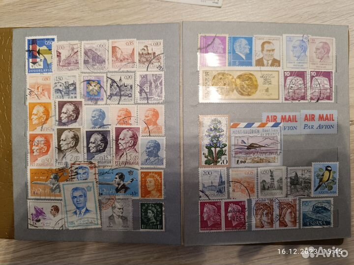 Коллекция почтовых марок разных стран