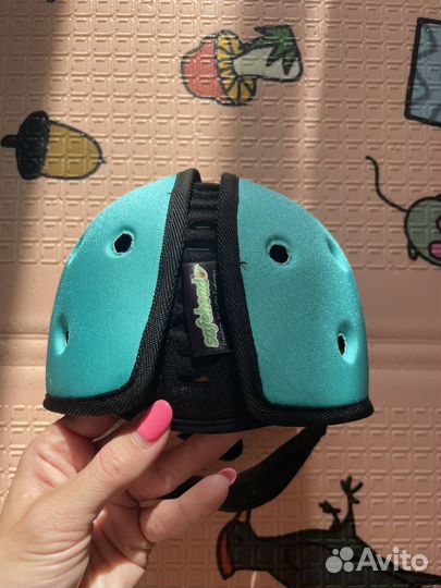 Шлем safeheadbaby Божья коровка голубой детский